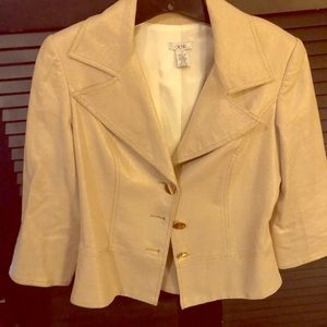 beautiful gold linen jacket